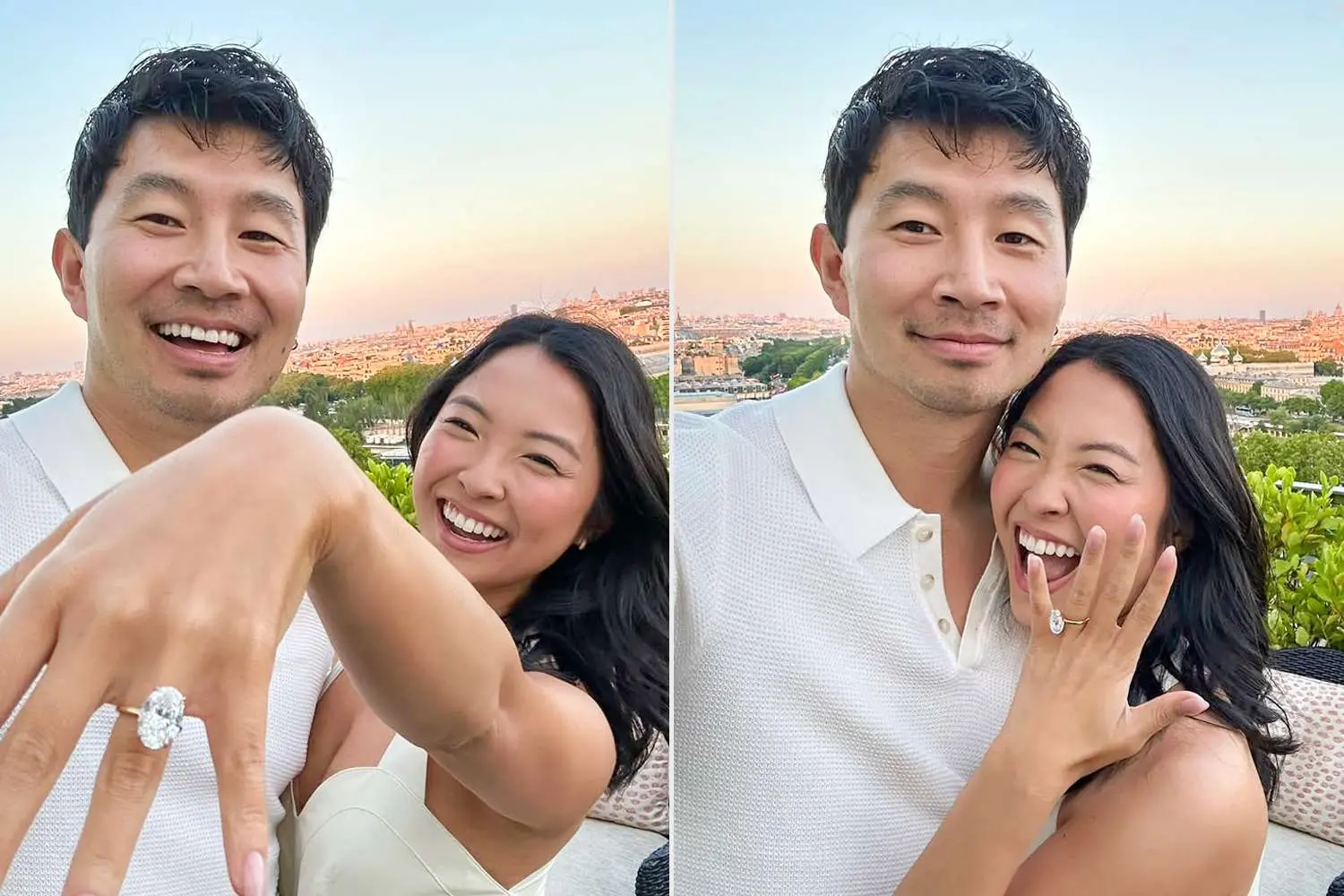 Simu Liu y su novia Allison Hsu están comprometidos, ¡las fotos son adorables!